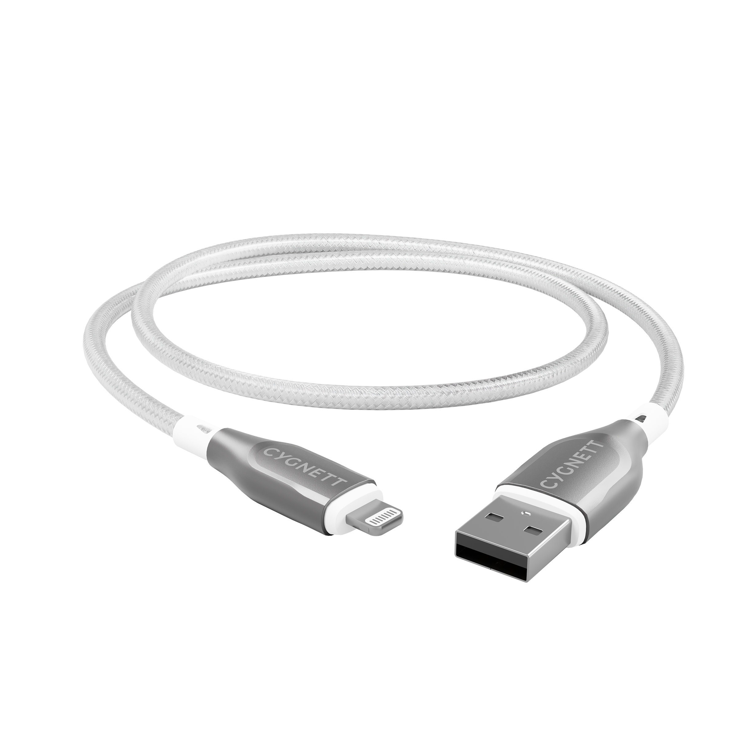 Apple MFi Certified Lightning to USB Cable (1M/3.3ft) - Fast Charging & Sync for iPhone, iPad - Durable Nylon Braided Cord for Home, Office & Travel Use