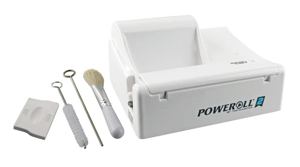 Poweroll 2 Electric Injector Machine Kit with OHM Tubes & Lighters - Complete Vaping Bundle for Home & Travel Use