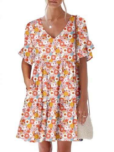 Orange Floral