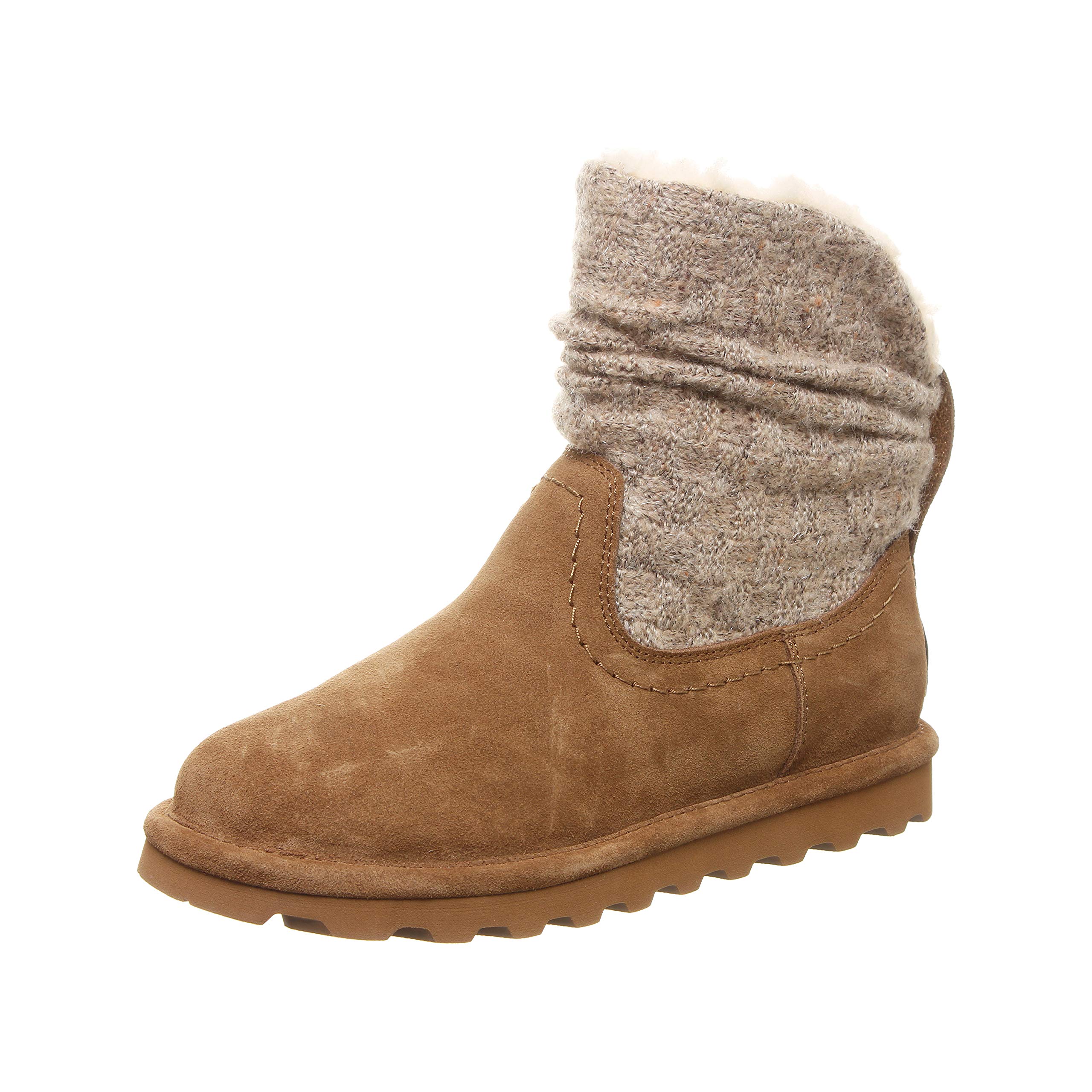 BEARPAW Women's Virginia Slip-On Winter Boots - Classic Suede, Multiple Colors | Cozy & Comfortable for Cold Weather | Perfect for Casual Outfits, Snow Days & Winter Adventures