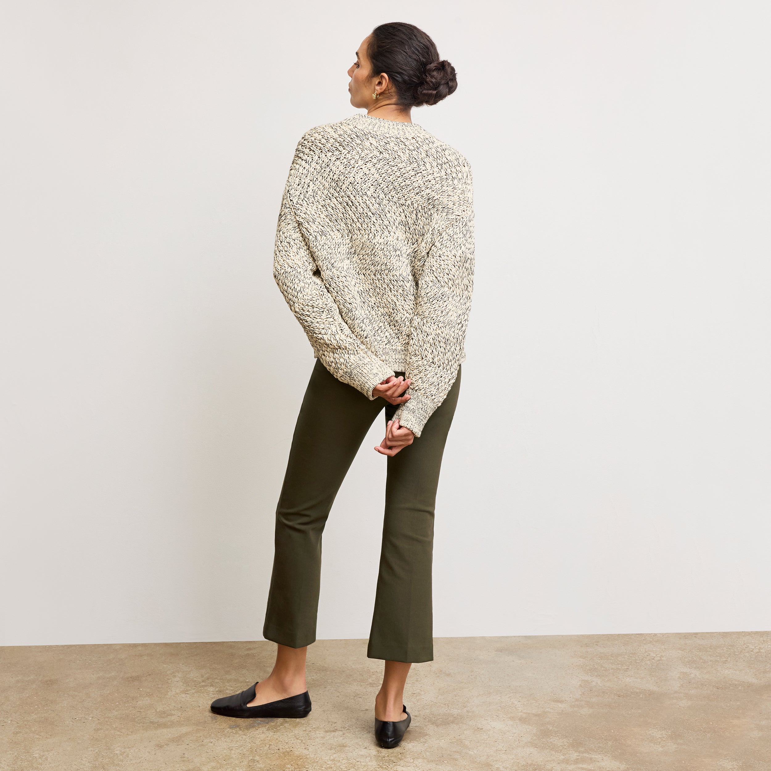 Kick Flare Foster Pant Eco PowerStretch - Dark Olive Women's Yoga Pants for Workout & Lounge Wear