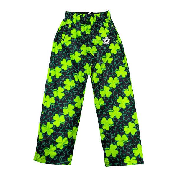 Stylish Youth & Adult Shamrock Flow Lounge Pants - Soft Comfortable Casual Wear for Home, Yoga, and Relaxation