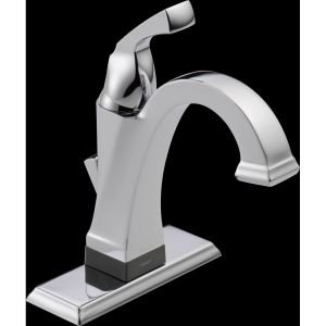 DELTA FAUCET 551T-CZ-DST Centerset Bathroom Sink Faucet in Champagne Bronze Finish - Perfect for Modern Bathroom Vanities and Powder Rooms