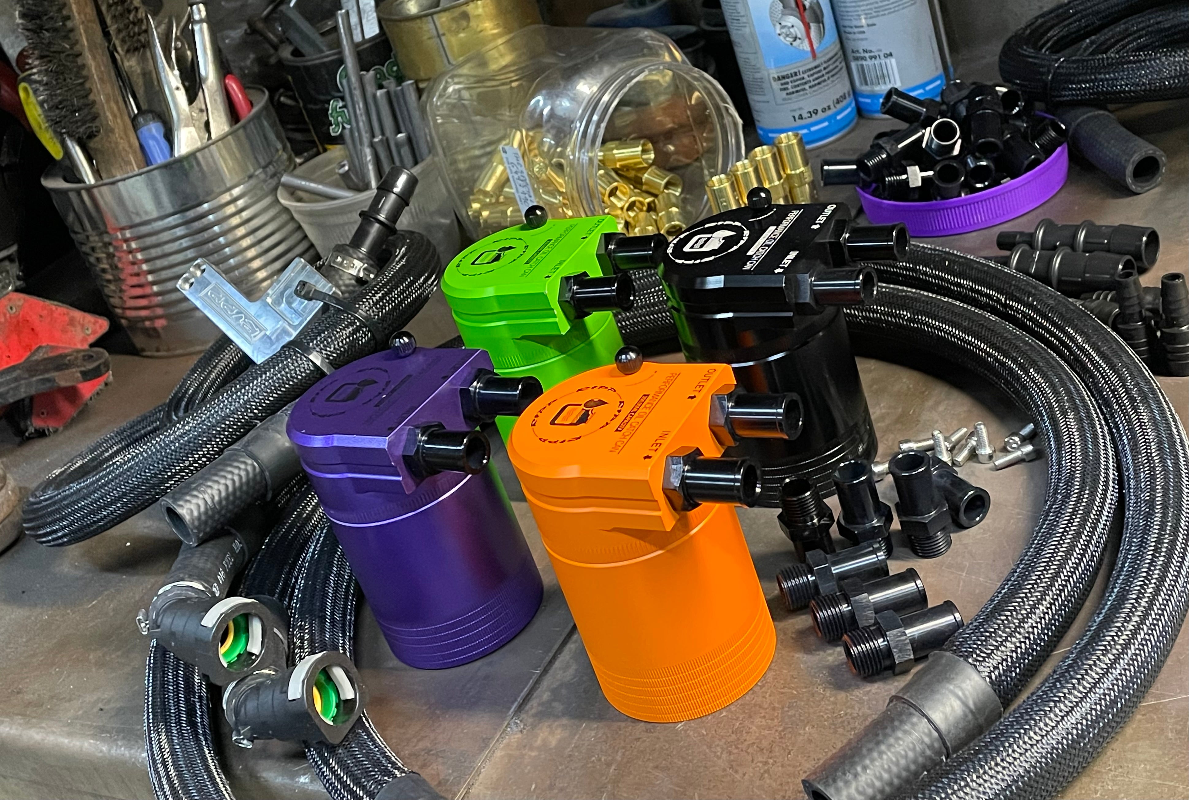 Jeep Wrangler JL & Gladiator JT Oil Catch Can Kit - Prevents Engine Sludge & Improves Performance - Perfect for Off-Roading & Daily Driving