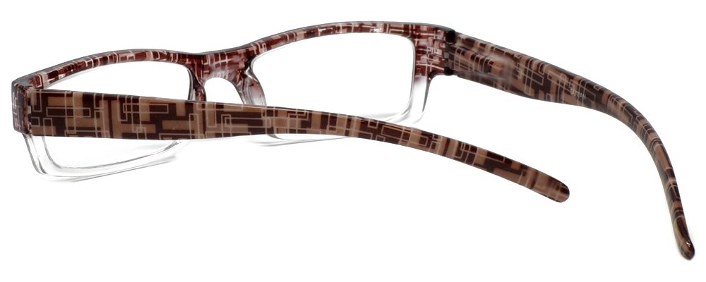 Calabria 743 Stylish Reading Glasses with Matching Case - Lightweight & Comfortable for Reading, Working, and Computer Use