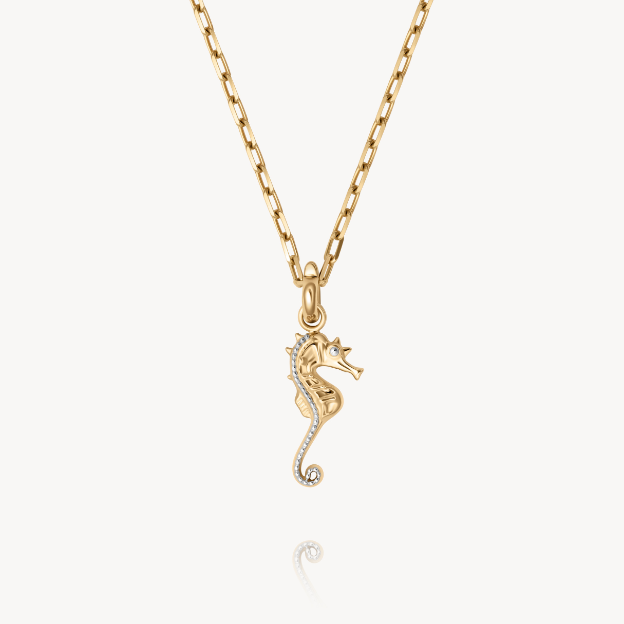 Seahorse Charm Pendant Necklace - Sterling Silver or Gold Plated - Perfect for Beach Vacations, Gifts & Boho Jewelry Lovers