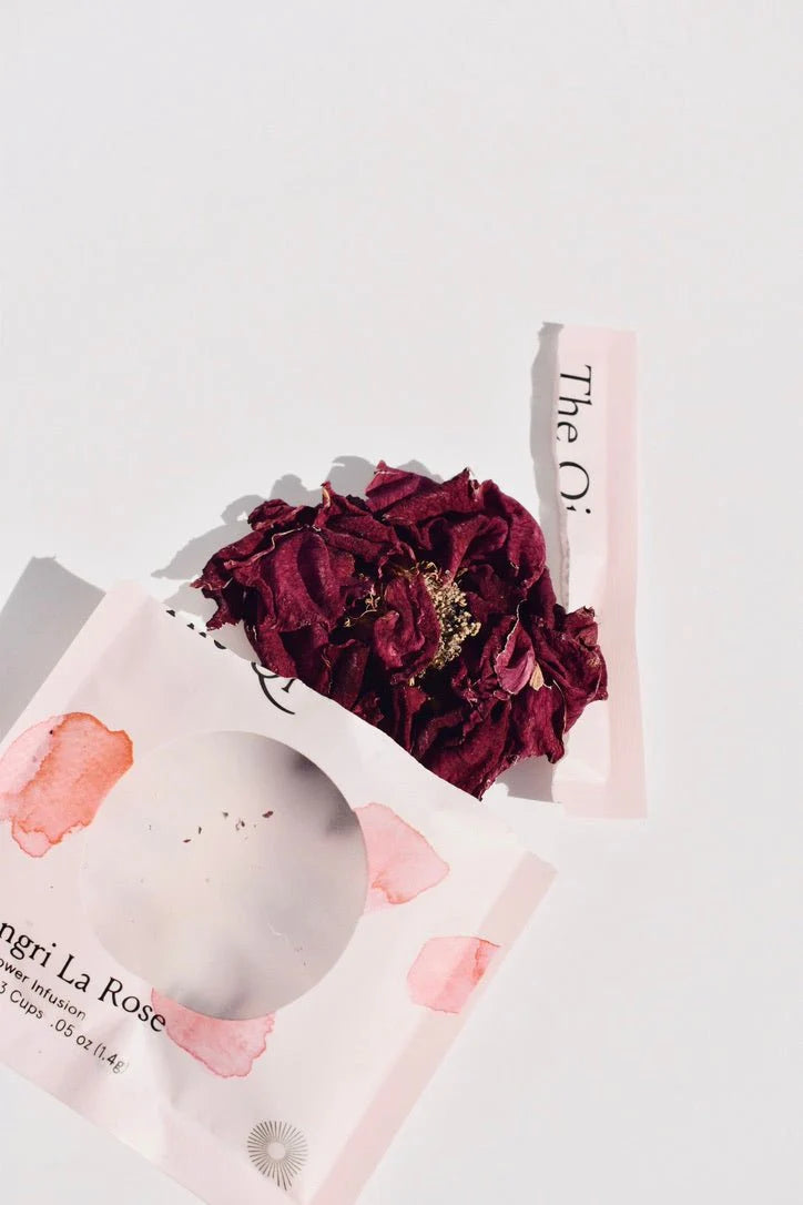 Premium Shangra Li Rose Flower Tea - Organic Loose Leaf Herbal Tea for Relaxation & Wellness | Perfect for Afternoon Tea, Gifts & Aromatherapy