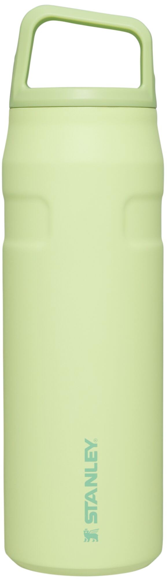 Stanley IceFlow 24 oz Stainless Steel Water Bottle with Wide Mouth & Twist Lid - Insulated, Leakproof & BPA-Free - Lightweight for Travel, Hiking, Gym & Outdoor Activities - Citron Color