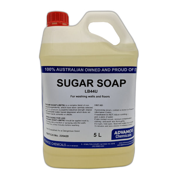 Advanced Concentrated Sugar Soap for Walls & Floors - Heavy Duty Cleaner for Home, Kitchen, Bathroom | Removes Grease, Dirt & Stains