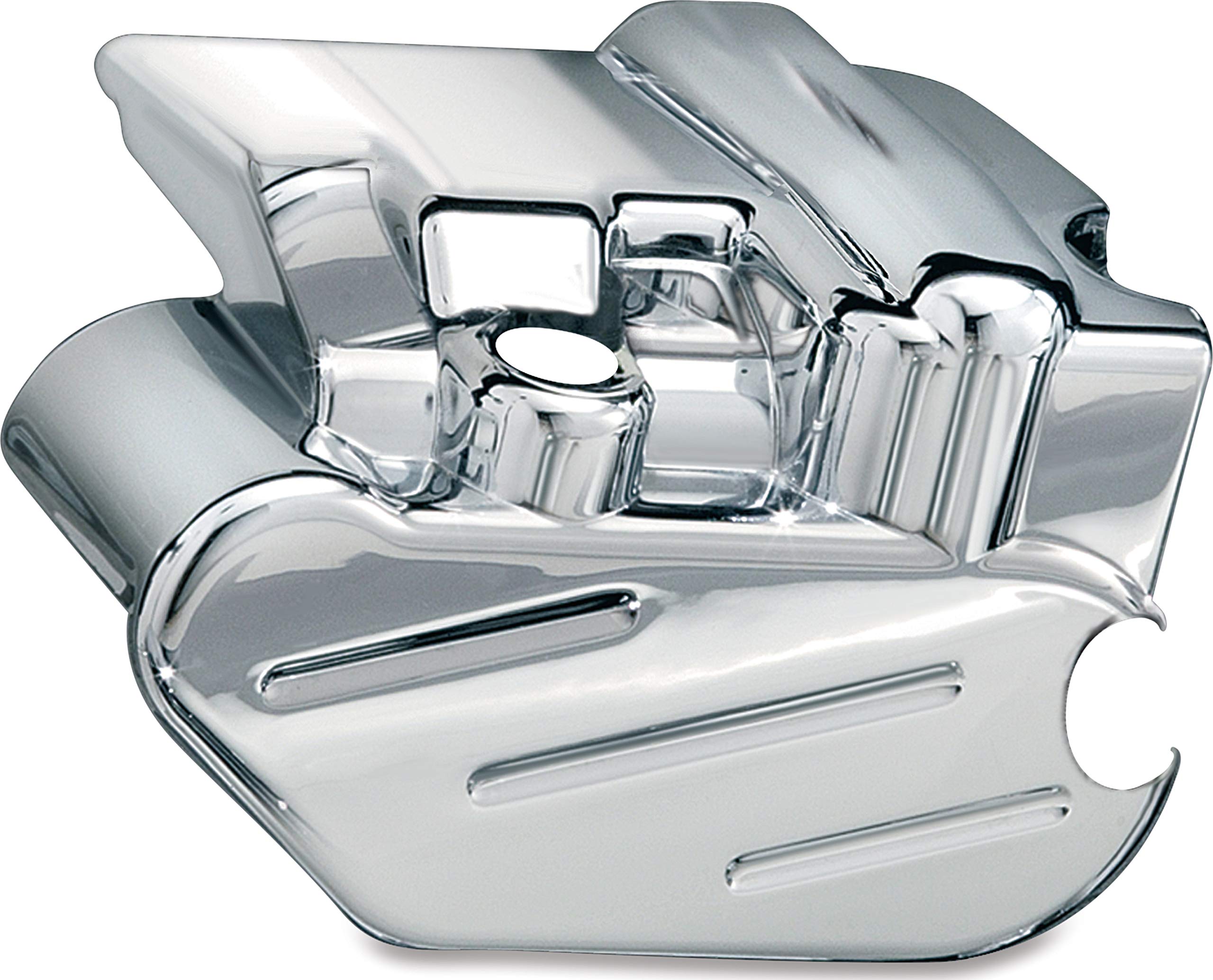 Kuryakyn 1289 Chrome Rear Brake Caliper Cover for 2006-2017 Suzuki M109R Motorcycles - Motorcycle Accessory & Custom Part for Enhanced Style and Protection