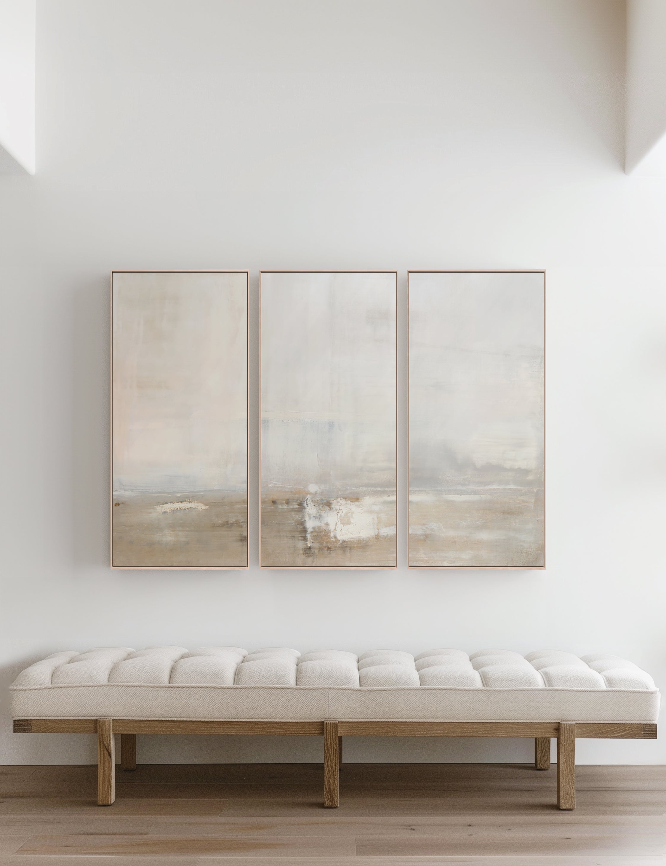 Dune Triptych Wall Art Set of 3 by Carol Benson Cobb - Coastal Beach Decor for Living Room, Bedroom & Office