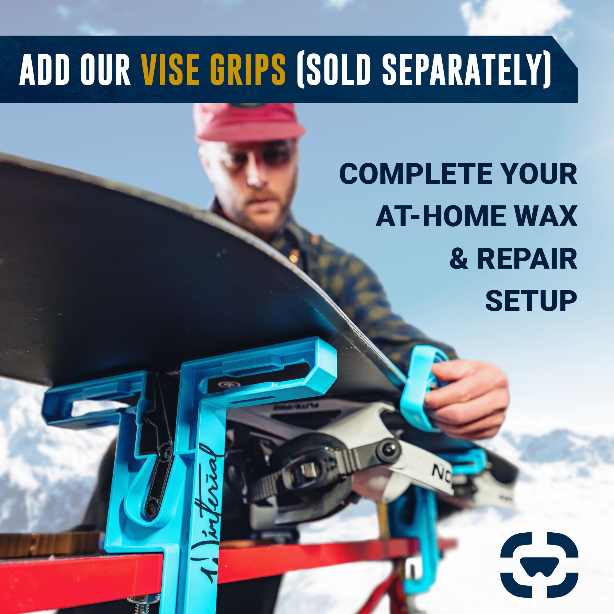 Winterial Complete Snowboard & Ski Tuning Kit - All-Temp Wax, Edge Tuner, PTEX Rods, Waxing Iron & Apron for Professional-Grade Maintenance at Home or On the Go - Perfect for Pre-Season Prep, Mid-Season Touch-Ups & Post-Season Storage