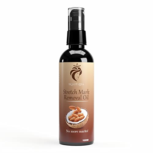 BEAUT-ERA Stretch Mark Removal Oil for Dry Skin - Pregnancy & Weight Change Stretch Mark Treatment - Anti-Itch Moisturizing Body Oil for Smooth Skin | Postpartum Care & Body Hydration Solution