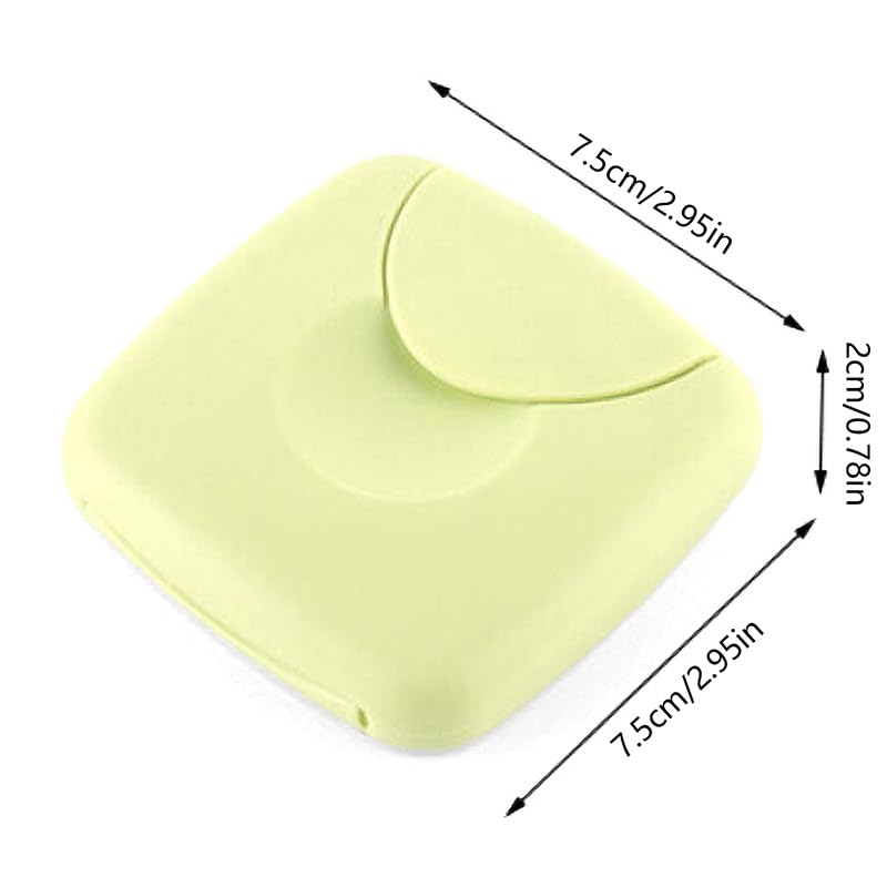 Organic Cotton Tampon Storage Box with Lock - Leakproof & Portable Period Organizer for Travel, Gym, Office & Home - Discreet Feminine Hygiene Case for Pads & Tampons