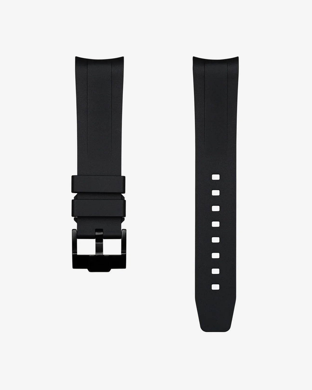 Tudor Black Bay 58 Black Rubber Watch Strap - Durable Replacement Band for Diving, Swimming & Outdoor Activities