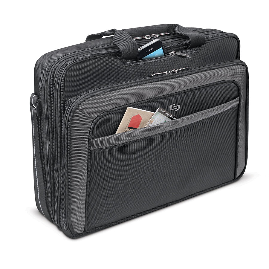 Solo Empire Professional Leather Briefcase for Men - Stylish & Durable Business Laptop Bag for Work, Office, and Travel | Perfect for Business Professionals and Commuters
