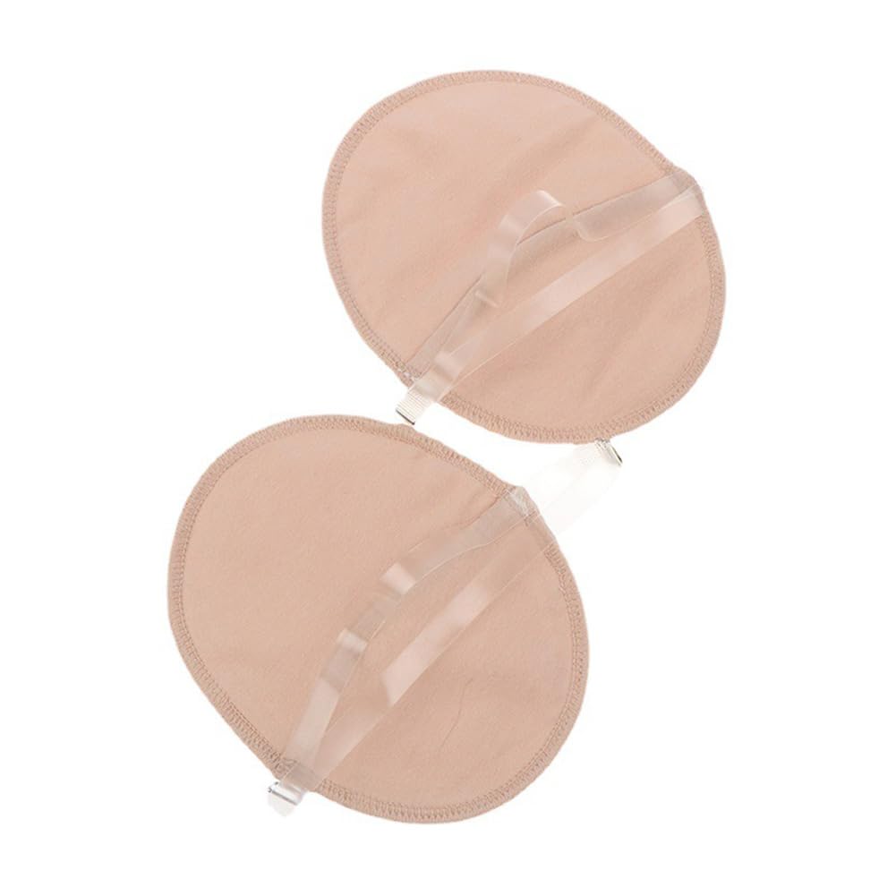 2Pcs Reusable Underarm Sweat Pads - Breathable Cotton Washable Armpit Sweat Guards for Women & Men | Prevent Stains in Shirts & Dresses for Work, Gym & Daily Wear