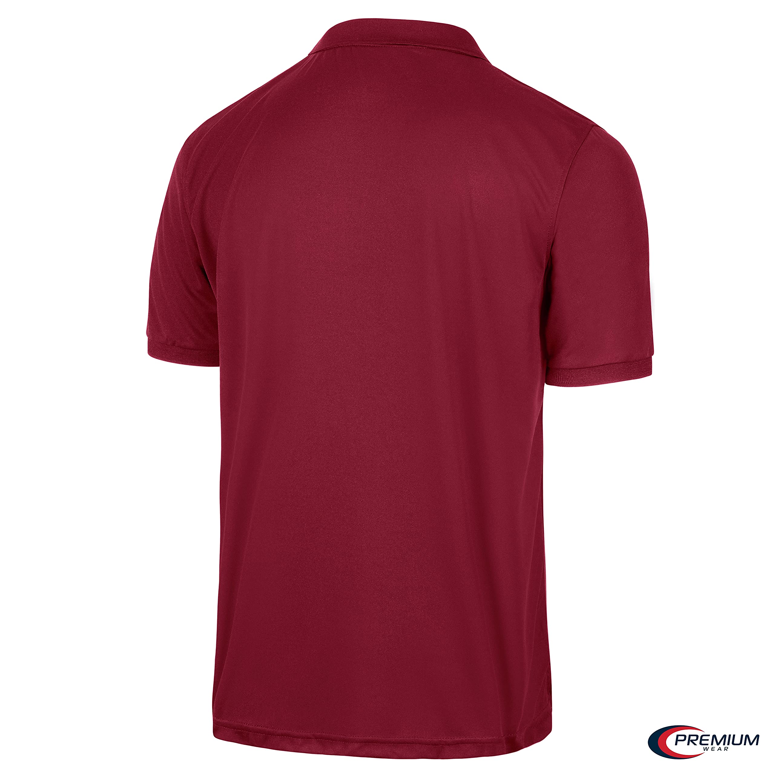 Premium Moisture-Wicking Men's Polo Shirt - Quick-Dry Breathable Golf & Casual Wear for Active Lifestyles