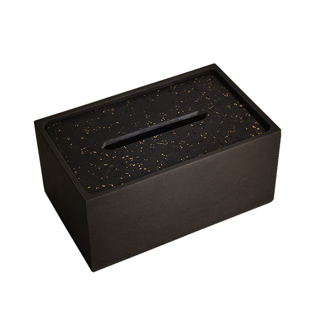 Modern Terrazzo Tissue Box Holder - Minimalist Home & Restaurant Decor for Living Room, Office, Kitchen | Stylish Napkin Storage & Paper Holder (Color: A) | Perfect for Home Decor, Dining Table, and Guest Bathrooms