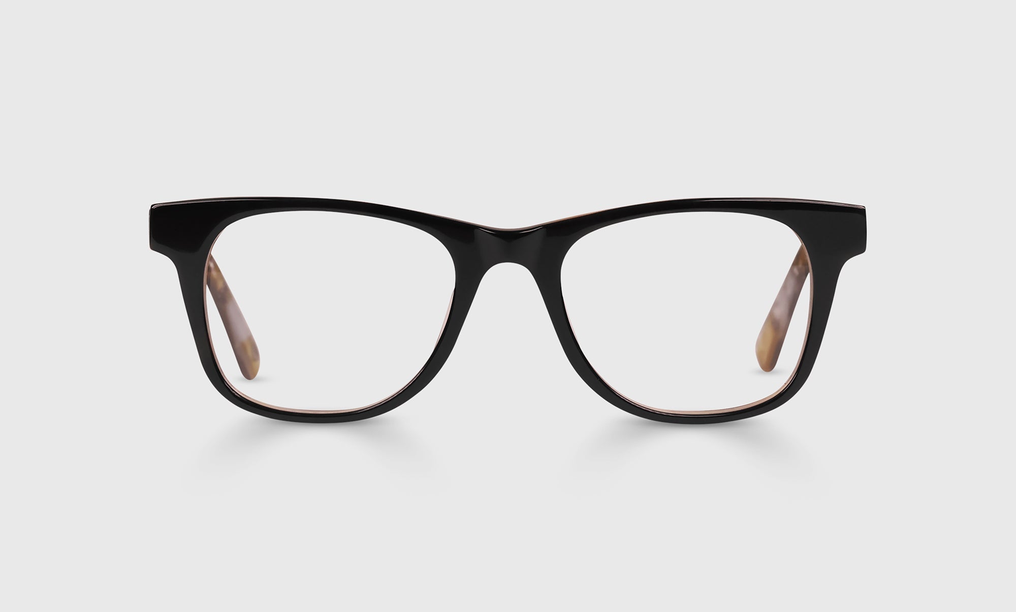 The Director Color 00 Black Eyeglasses with Pearl Backside - Stylish Front & Temples for Work & Fashion