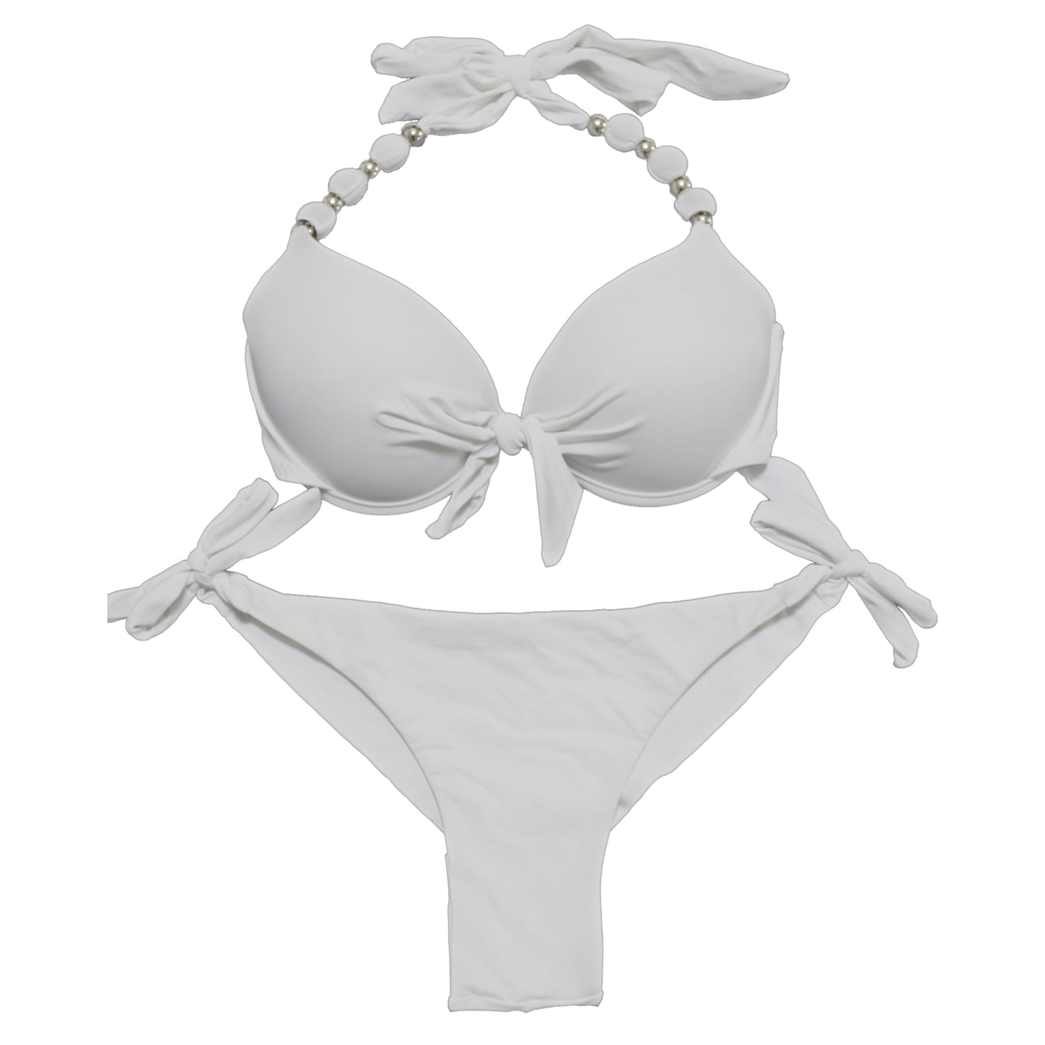 Push Up Bikini Set with Underwire - Halter Swimwear 2pcs for Beach & Pool
