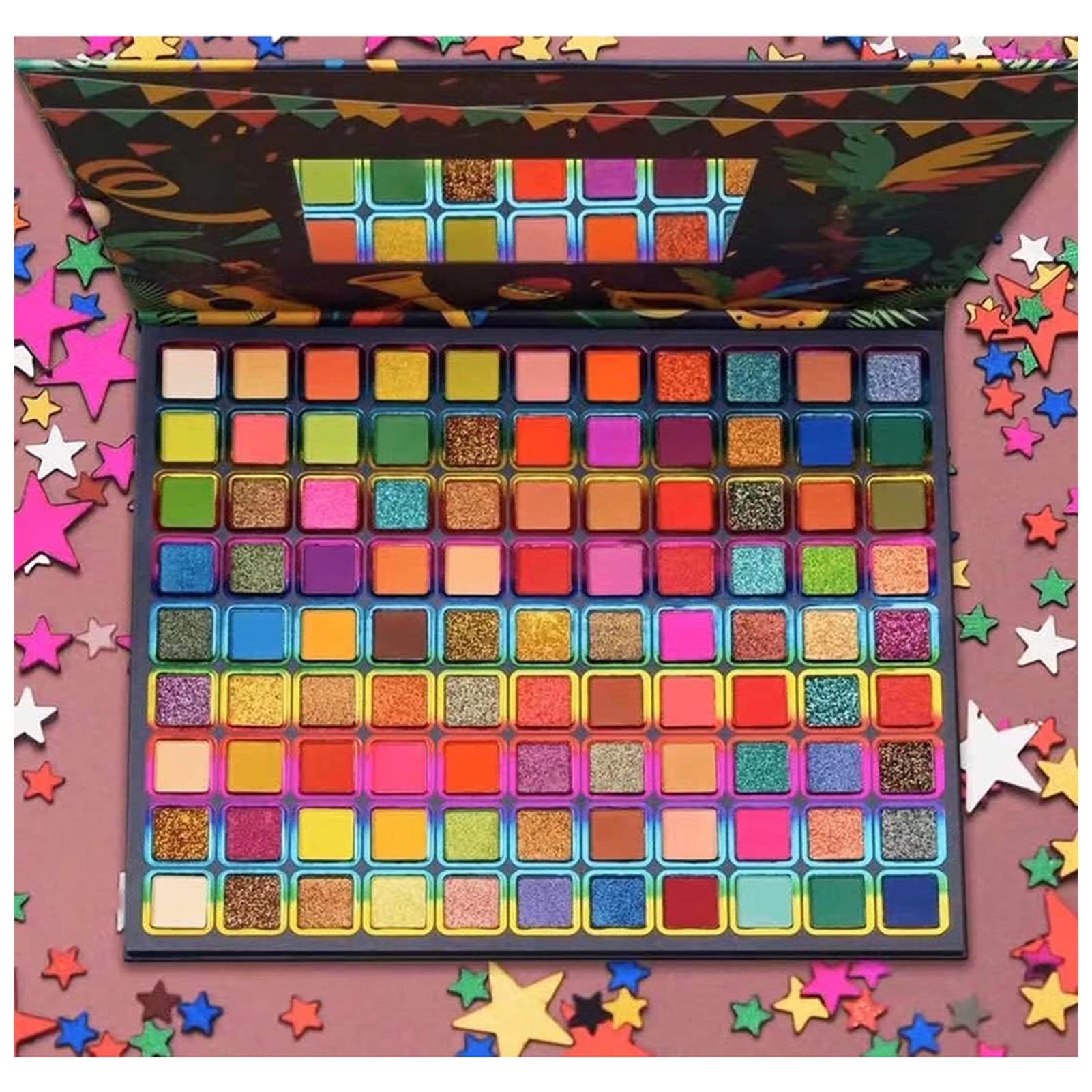 Beauty Glazed 99 Color Eyeshadow Palette - Matte & Glitter Waterproof Long Lasting Makeup Palette for Women | Perfect for Party, Wedding & Everyday Makeup Looks