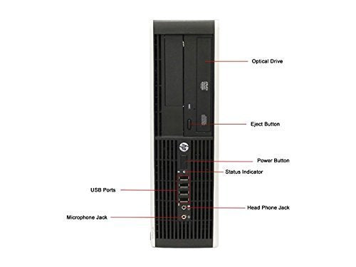 HP 6005 Pro Business Desktop Computer - 2.8GHz Dual Core Processor, Windows 10/XP Pro, 17