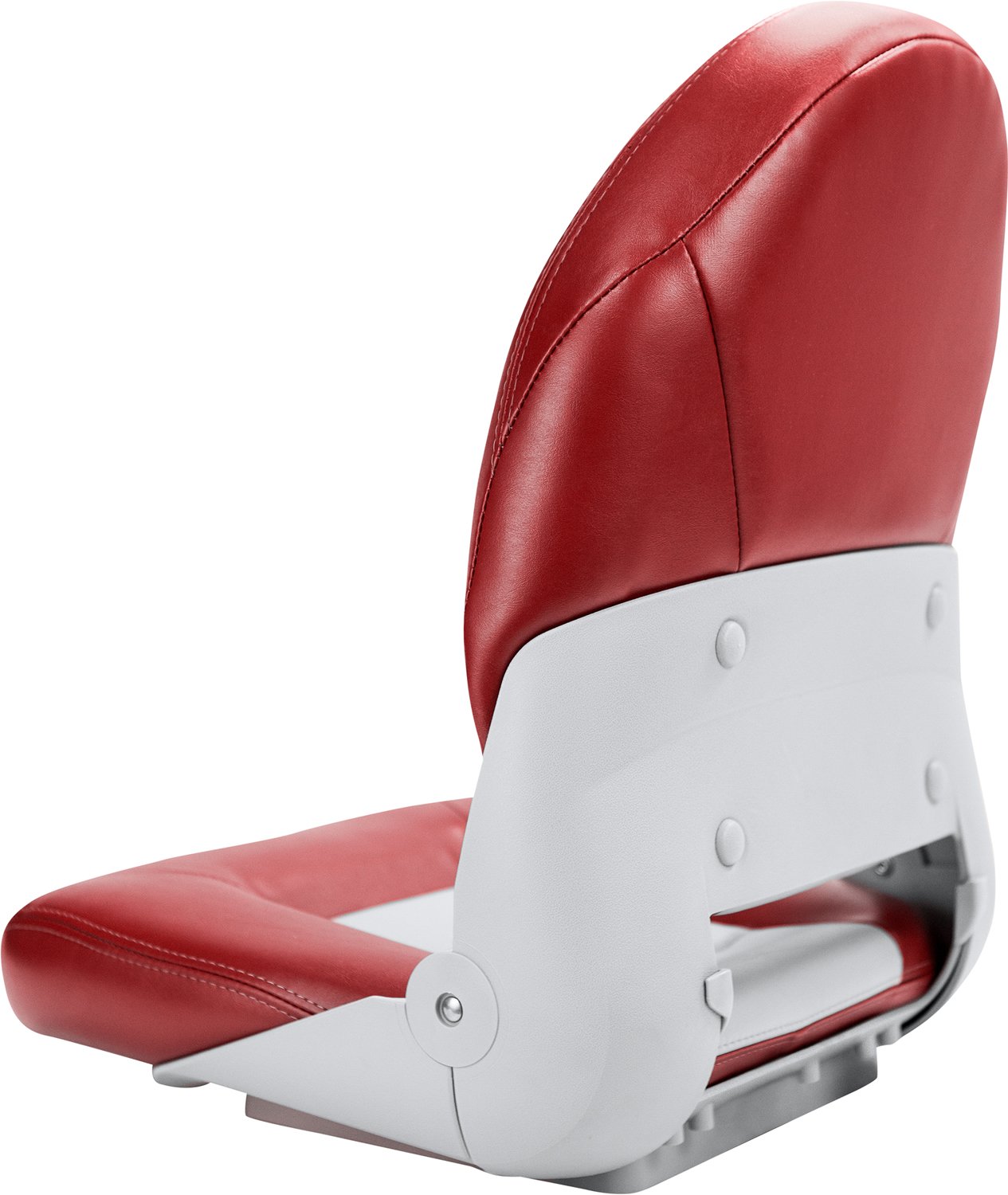 Tempress NaviStyle High Back Boat Seat - Red & Gray - Comfortable & Durable for Boating, Fishing & Marine Use