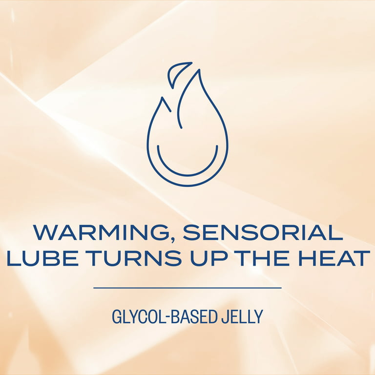 KY Warming Jelly Personal Lubricant - Glycol-Based Sensual Lube for Men & Women, Safe with Latex Condoms, 2.5 fl oz - Perfect for Couples' Intimate Moments & Enhanced Sensation
