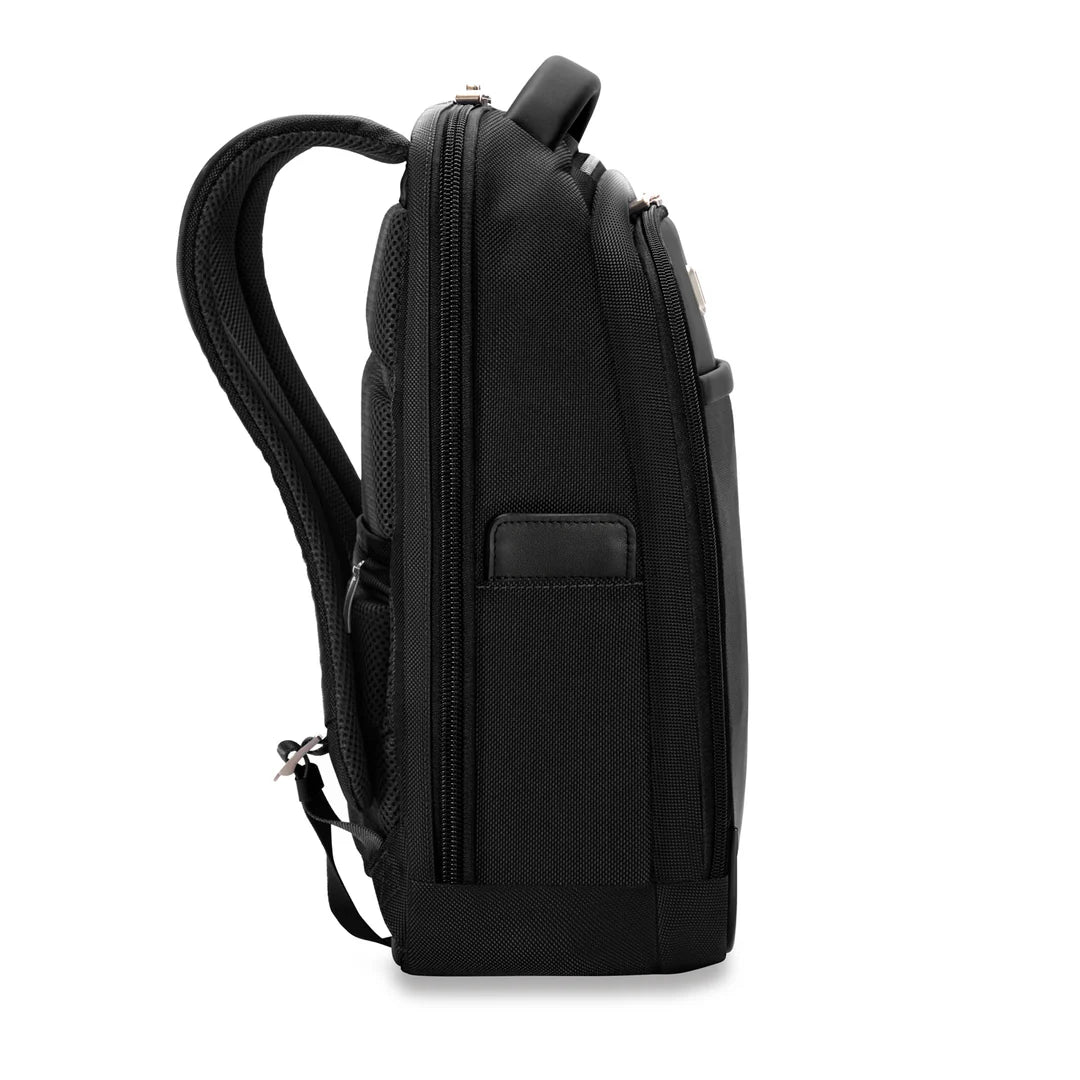 Briggs & Riley @ Work Slim Backpack - Lightweight Laptop Backpack for Business & Travel - Perfect for Office, Commuting & Airplane Carry-On