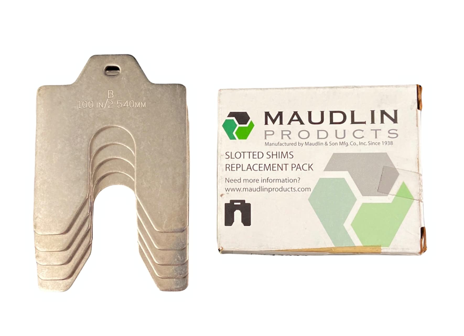 MSB100-5 Slotted Shim Size B .100