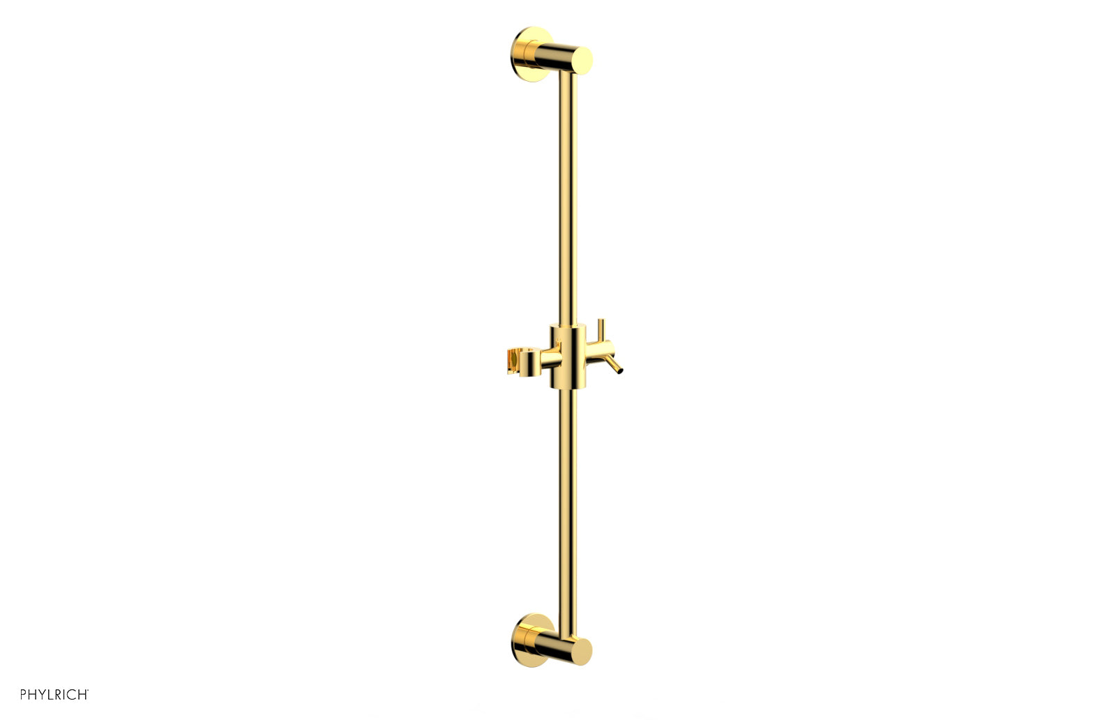24-Inch Adjustable Slide Bar with Hand Shower Hook K6025 - Perfect for Bathroom Shower, Spa, and Salon Use