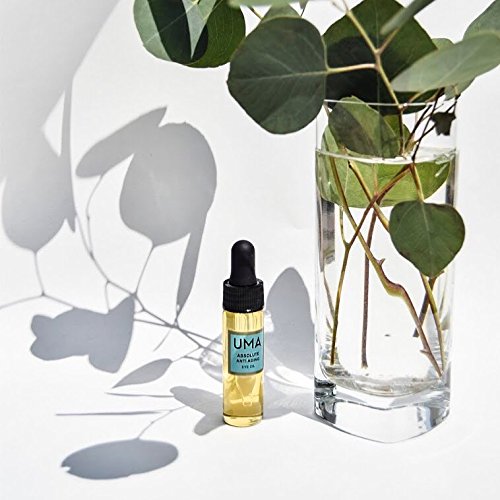 UMA Absolute Anti Aging Eye Oil for Dark Circles, Puffiness, Wrinkles & Fine Lines | Ayurvedic Under Eye Treatment | Fast Absorbing, Restorative & Cruelty-Free (0.5 fl oz | Perfect for Night Routine & Travel Skincare