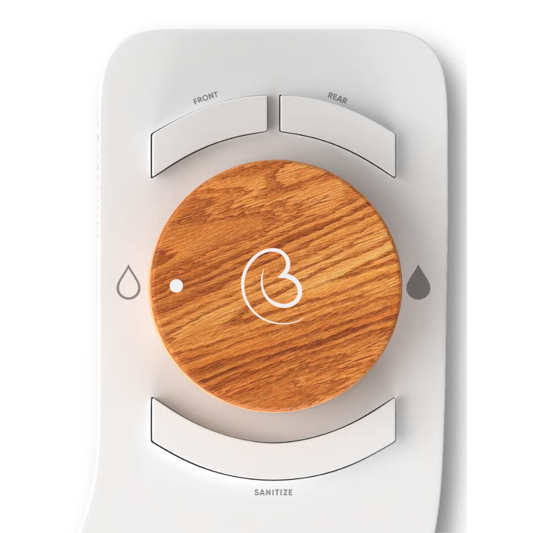 Boss Bidet REVOLUTION (+) - Non-Electric Bidet Attachment for Toilet, Dual Nozzle (Rear & Feminine Wash), 1.3-Second Cleaning, Self-Cleaning Sprayer, Modern Bamboo Design - Perfect for Bathroom Upgrade & Hygienic Living