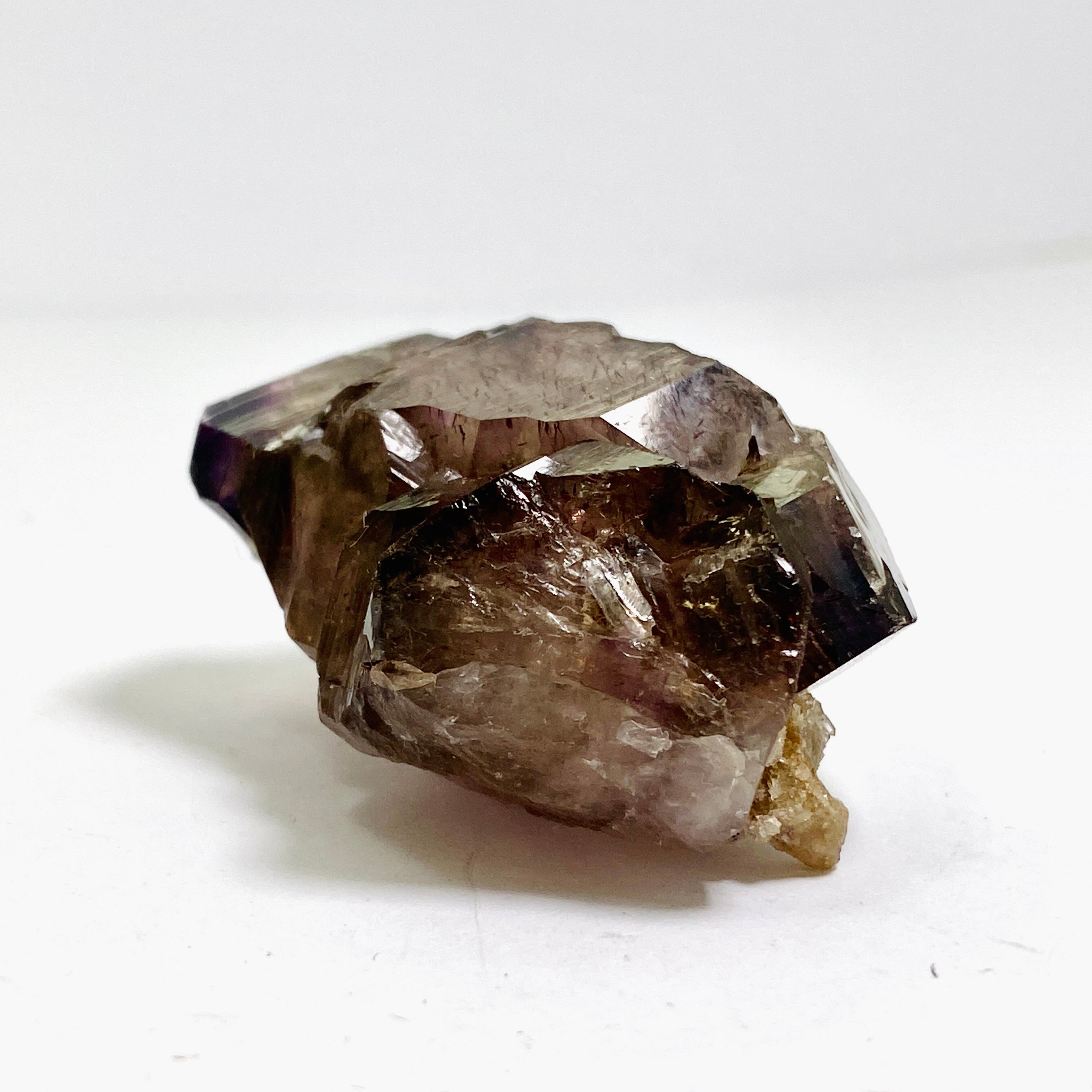 Natural Smokey Amethyst Elestial Crystal with Unique Inclusions (Similar to Super Seven & Brandberg) - CR3730 for Meditation, Energy Healing & Spiritual Growth