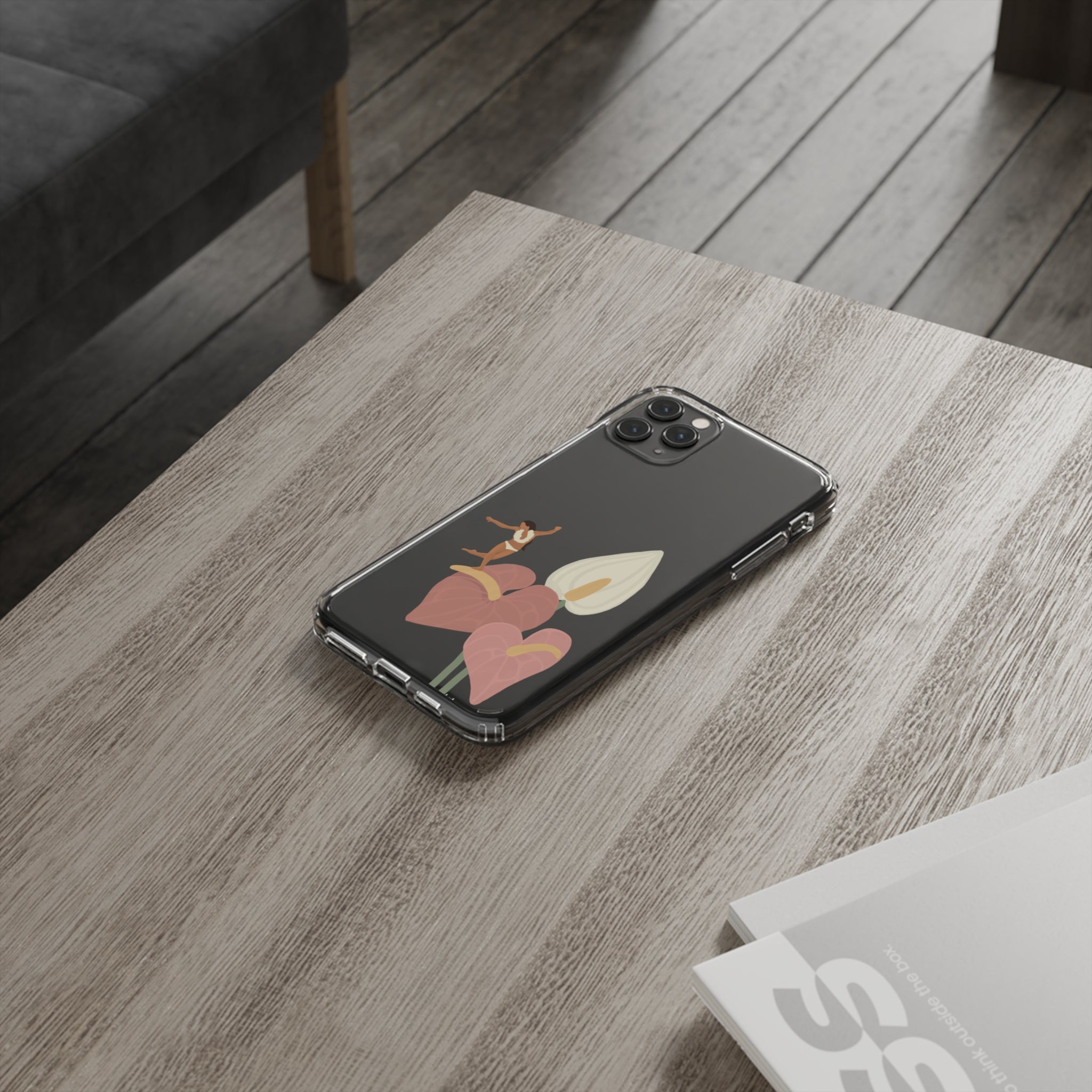 He'e Nalu Clear Phone Case - Ultra Slim Protective Cover for iPhone & Samsung - Perfect for Beach, Surfing & Outdoor Activities