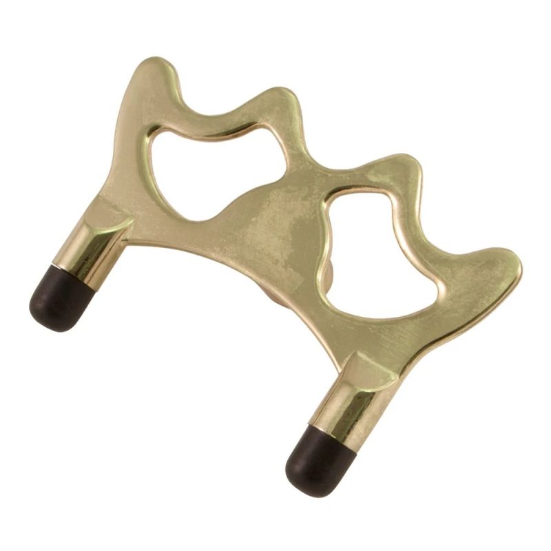 Premium Brass Formula Bridge Head Rest - Ergonomic Support for Violin & Viola Players - Perfect for Practice & Performances