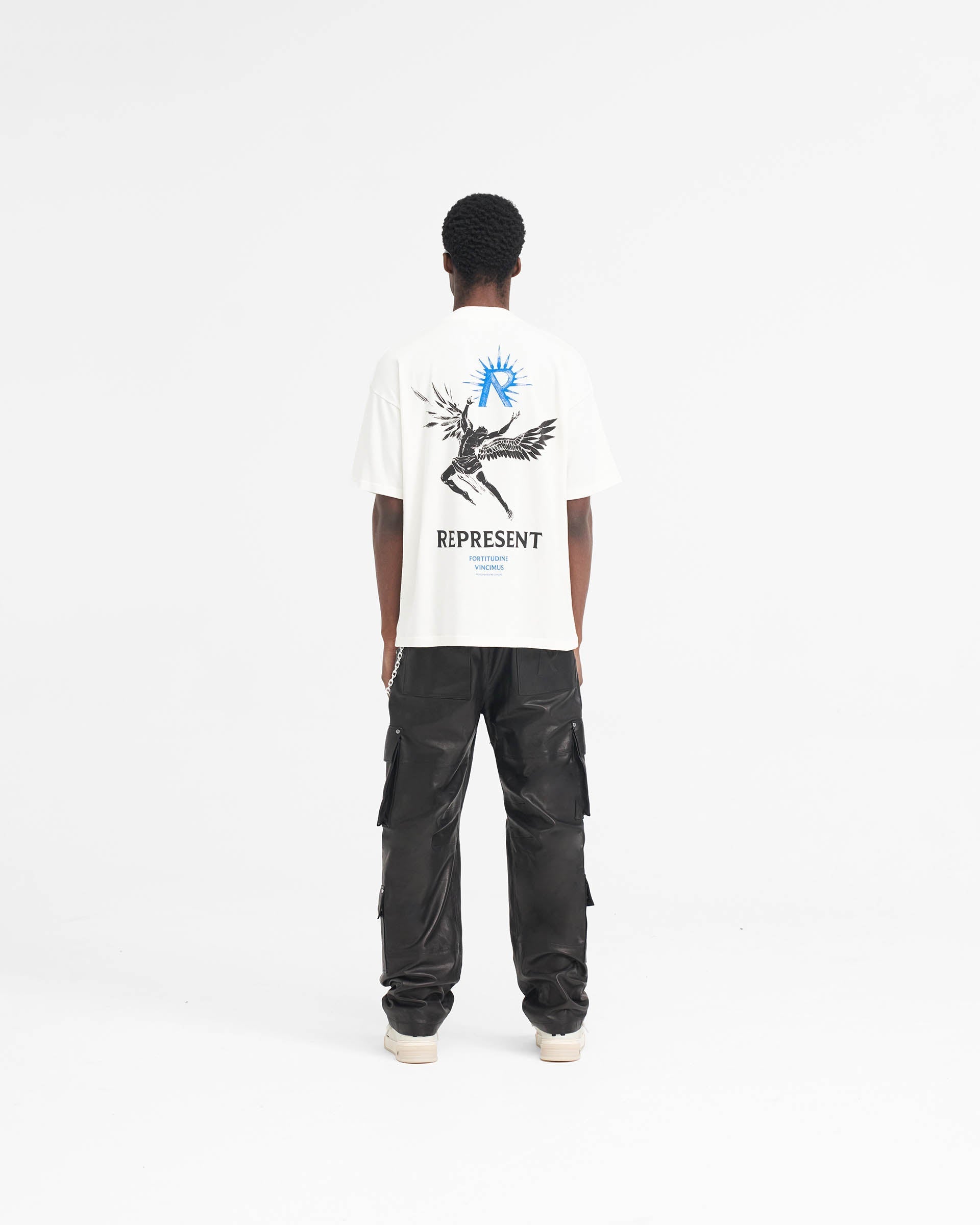 Icarus Graphic T-Shirt - Flat White | Stylish Casual Wear for Men & Women | Perfect for Everyday Outfits, Streetwear, and Lounge