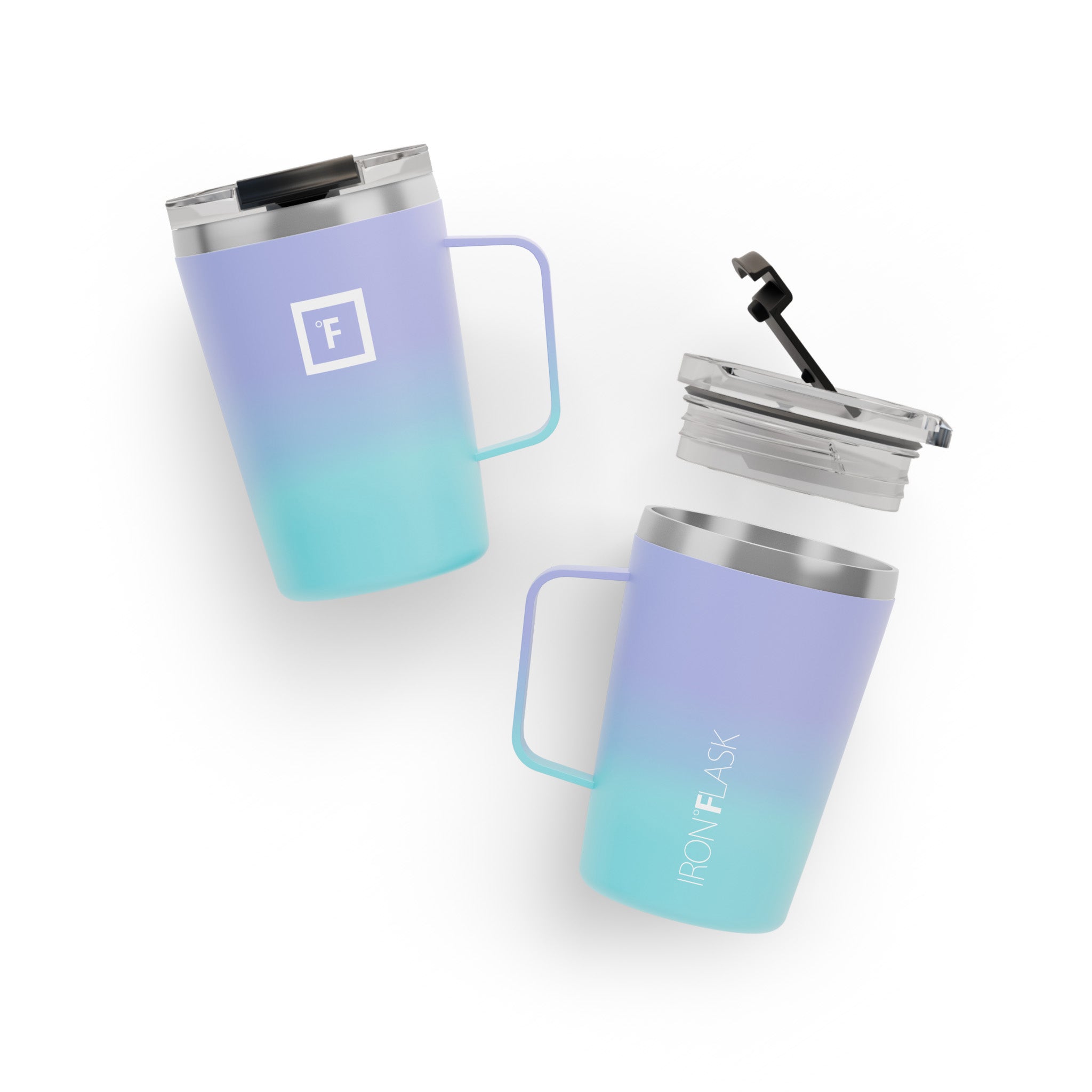 12 Oz Non-Slip Grip Coffee Mug - Insulated Travel Mug for Hot & Cold Drinks - Perfect for Office, Commute, Camping & Outdoor Activities