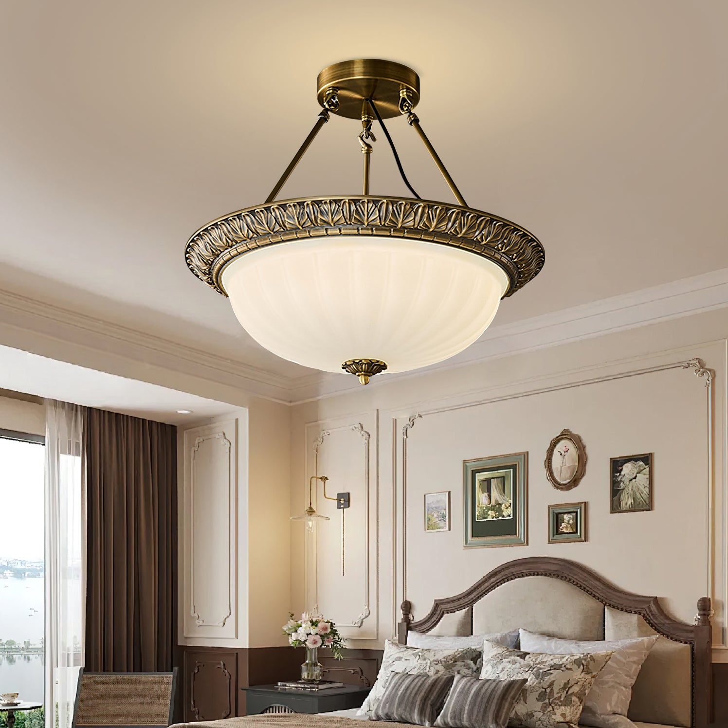 Montego Ceiling Lamp - Modern LED Chandelier Light Fixture for Living Room, Bedroom & Dining Room | Energy Efficient Home Lighting Decor