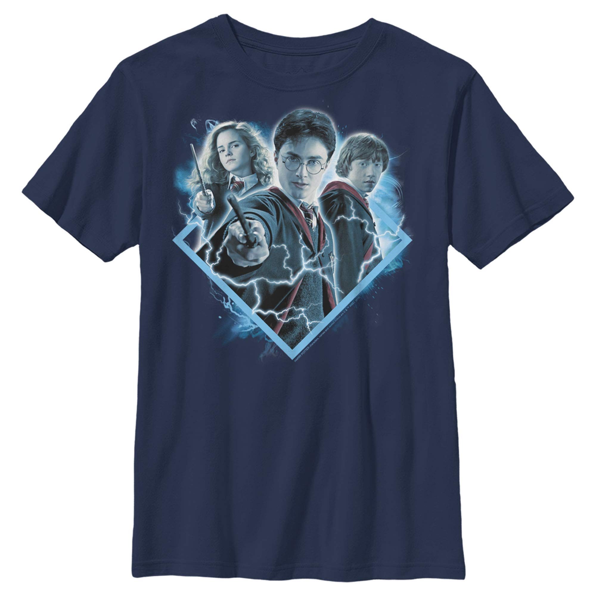 Boys' Harry Potter Best Friend Magic Trio Graphic T-Shirt - Perfect for School, Parties, and Cosplay Events