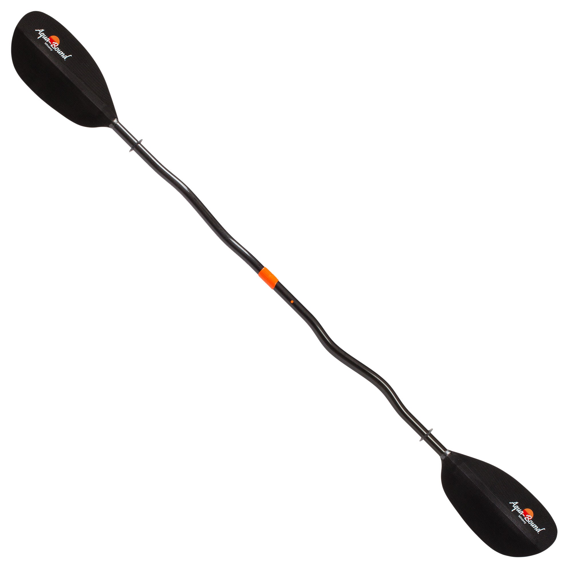 Aqua Bound Whiskey Carbon Bent Shaft 2-Piece Kayak Paddle - Lightweight & Durable for Touring & Recreational Kayaking (Closeout Sale)