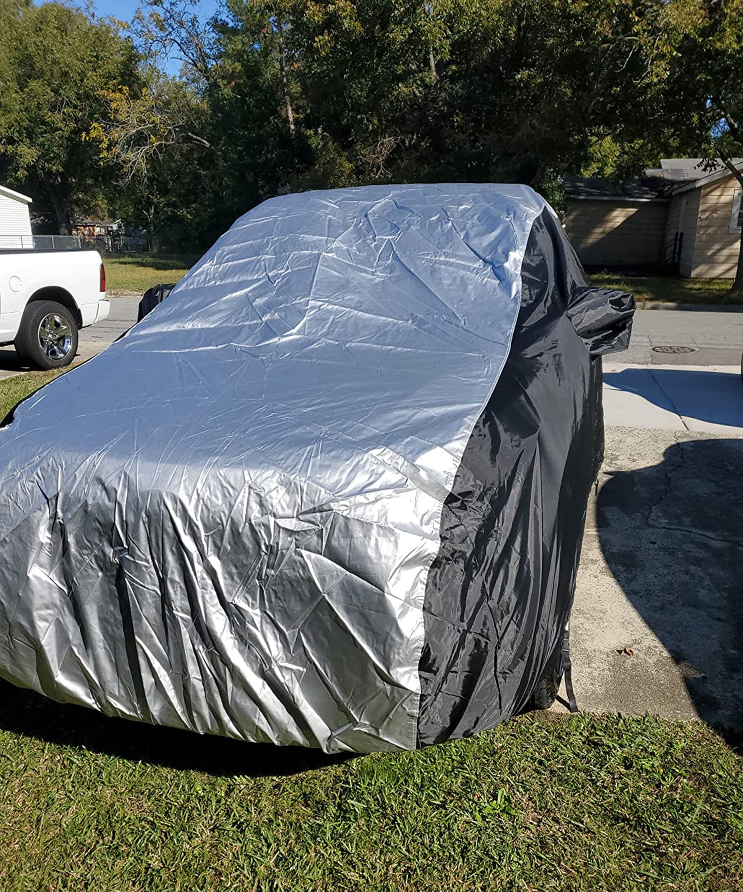 Waterproof All-Weather SUV Car Cover - UV, Snow & Wind Protection - Breathable Outdoor Auto Cover for 170