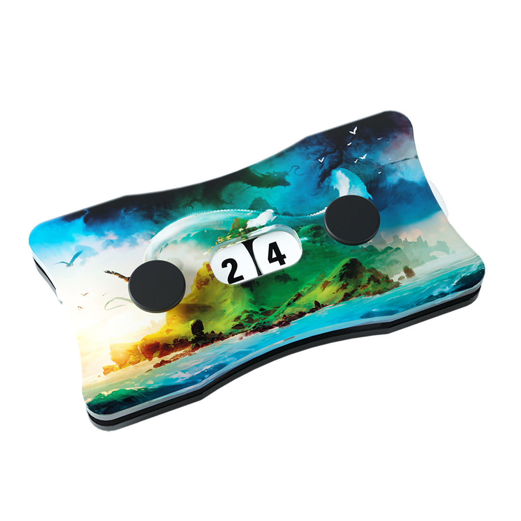 Dual Dial Life Counters for Magic: The Gathering - Track Health & Poison Counters for Board Games & Card Battles