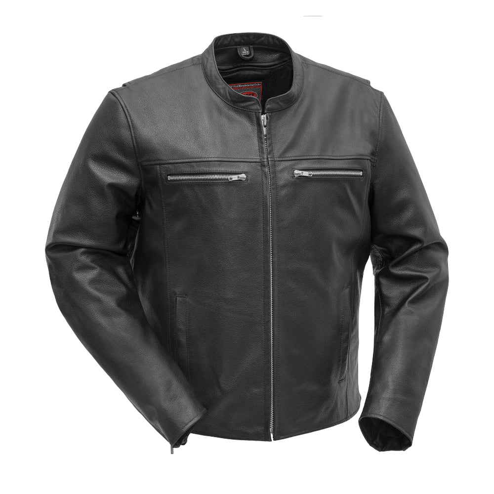 Eagle Rocky Genuine Leather Jacket for Men - Stylish Biker & Casual Wear - Perfect for Motorcycle Riding & Outdoor Adventures