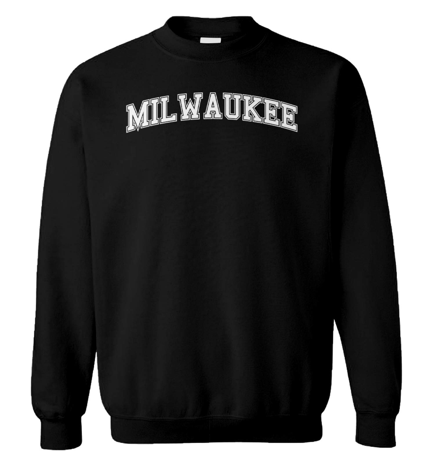 Milwaukee State Proud Strong Unisex Crewneck Sweatshirt | Comfortable Cotton Pullover for Men & Women | Perfect for Casual Wear, Sports Events & Wisconsin Pride