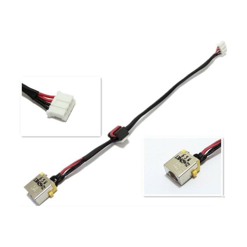 Gateway NE51B NE56R 65W DC Power Jack Cable 50.RZGN2.001 - Replacement Charger Port for Laptops - Perfect for Home, Office & Travel Use