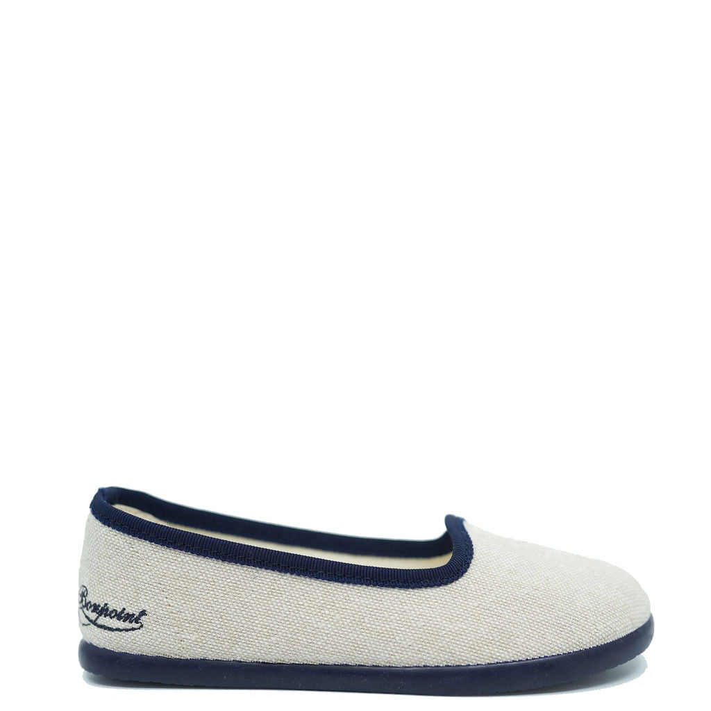 Bonpoint Logo Marine Slippers for Women & Girls - Soft Comfortable House Slippers for Indoor & Lounge Wear - Perfect Gift for Moms & Daughters