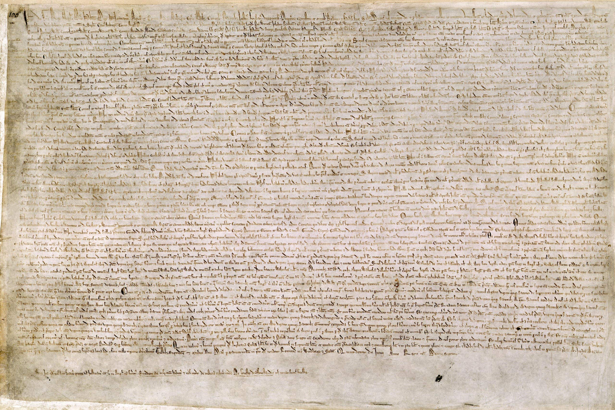 Magna Carta Poster - 12x18 Inch Laminated Historical Document Print with Vibrant Colors - Perfect for Home, Office, or Classroom Decor - Great Gift for History Lovers & Educators