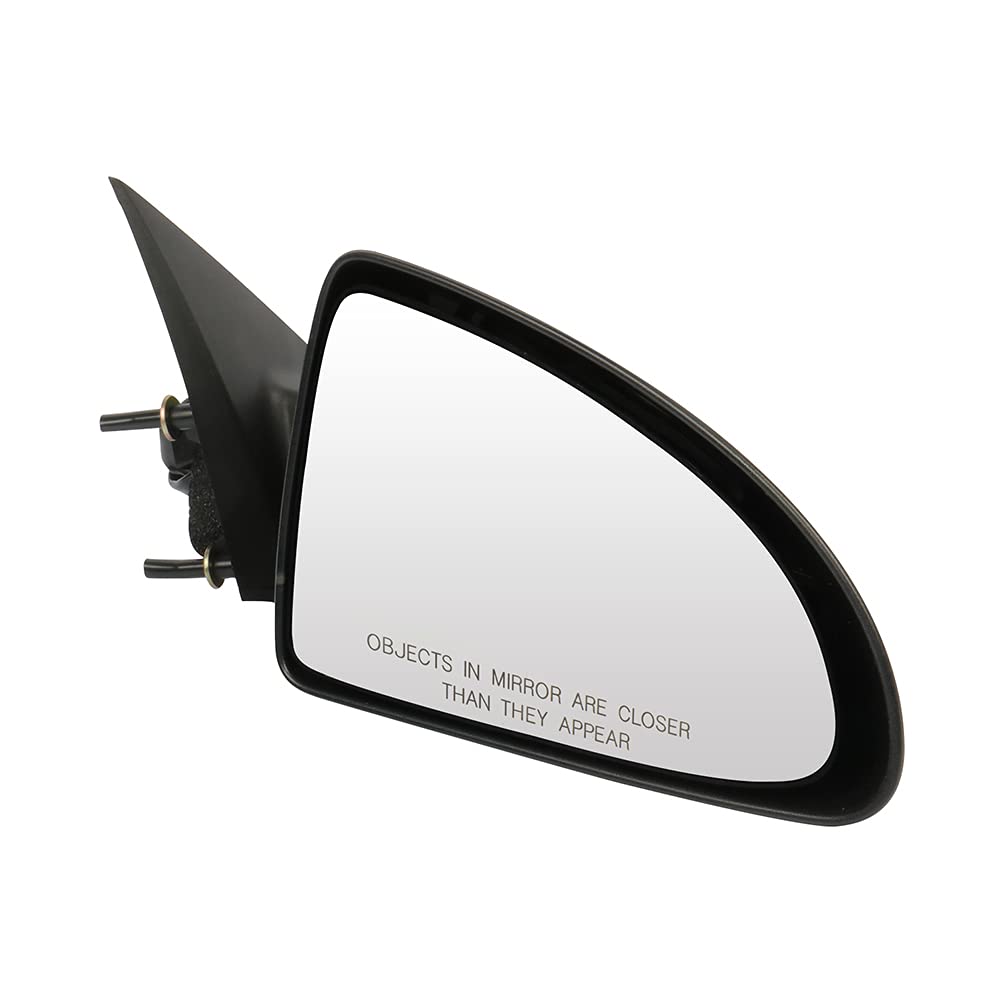 Power Folding Passenger Side Mirror Replacement for 2005-2010 Pontiac G6 - ABS Black Manual Adjustable Exterior Door Mirror (GM1321291) - Perfect for Parking, Lane Changes & Enhanced Safety